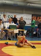 Aarolla ja Veetulla oli tiukka matsi.