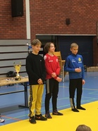 Pääkkösen Olavi (vas.) joutui tunnustamaan Alavuden ja Vaasan pojat paremmikseen. Molemmat kajaanilaisen voittaneet ovat sarjan ykköskastia valtakunnan tasolla.